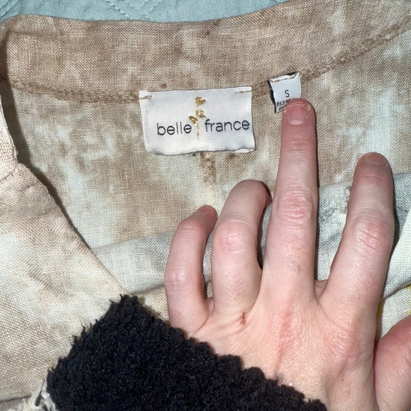 Women’s S Belle France Tie-Dye Boho Tunic (Excellent Condition, Gently Used) - Picture 4 of 7